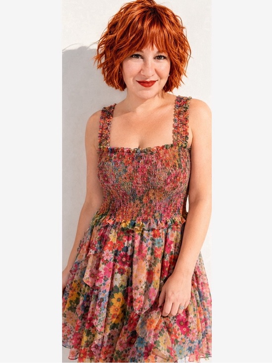 Alice + Olivia Dresses & Skirts - Alice + Olivia Jocelyn Smocked Mini Dress in Garden Floral Size 10